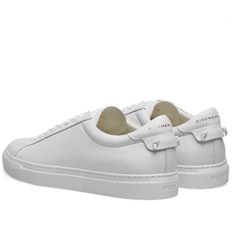 givenchy urban street low sneakers white womens|Givenchy white high top sneakers.